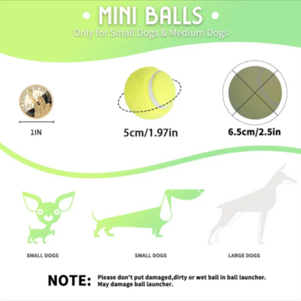 AFP 3196 Mini Automatic Electric Tennis Ball Launcher for Pets – Lightweight Throwing Machine