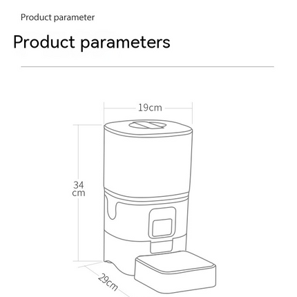 6L Automatic Pet Feeder
